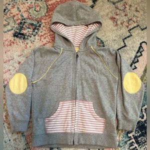 Hanna Andersson Girls Zippered Sweatshirt